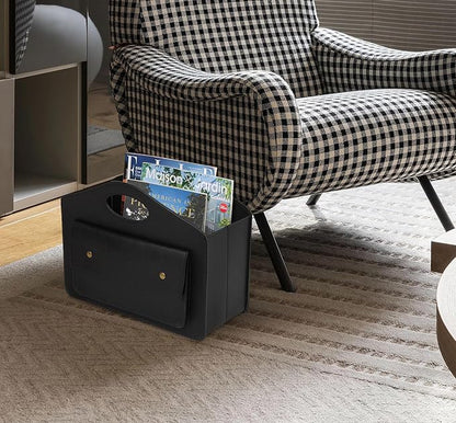 HofferRuffer Magazine Basket Holder, Foldable Magazine Rack, Document File - Image 3