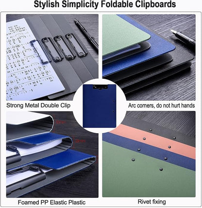 2 Pack Foldable Clipboards, A4 Office Clipboard Folder - Image 7