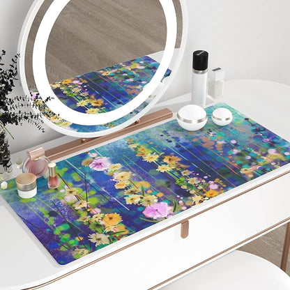QiyI Large Desk Pad, Waterproof PU Leather Mouse Pad - Image 6