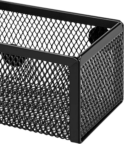 Amazon Basics Magnetic Storage Baskets, Mesh Organizers - Image 4