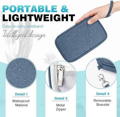 Passport Holder Family RFID Travel Document Organizer - Image 6