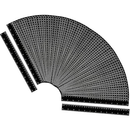 EBOOT Plastic Ruler 12 Inch Straight Flexible Ruler by eBoot