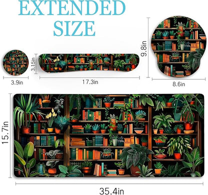LIMKRIAN Book Mouse Pad Set Large Desk Matt - Image 6