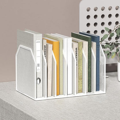 FANXIYQ White 7-Section File Folder Organizer - Image 4