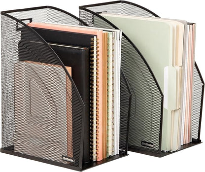 Mind Reader Vertical File Organizers, Desktop File Holders by MindReader