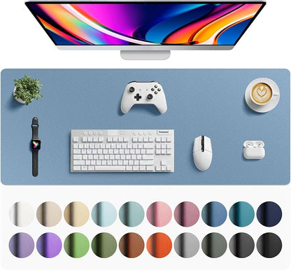 Aothia Faux Leather Desk Mat by AothiaSimpleNaturalUnique