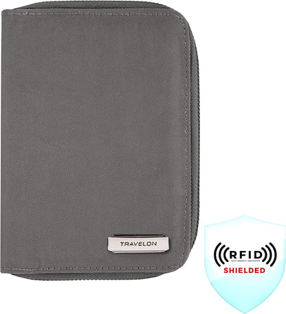 Travelon RFID Blocking Passport Zip Wallet - Image 2