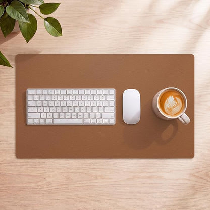 AFIING Leather Desk Mat, 23.6" x 13.8", Desk Pad Protector | Dual-Sided & PU - Image 9