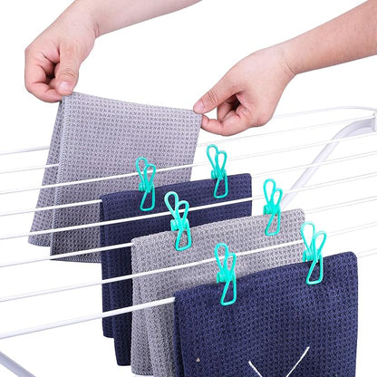 30 Pack Blue Chip Bag Clips for Food - Image 6