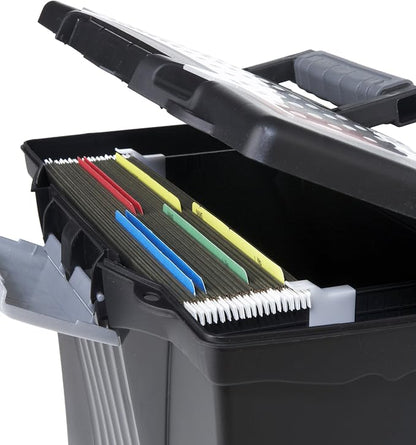 Storex Portable Letter/Legal Filebox - Image 9