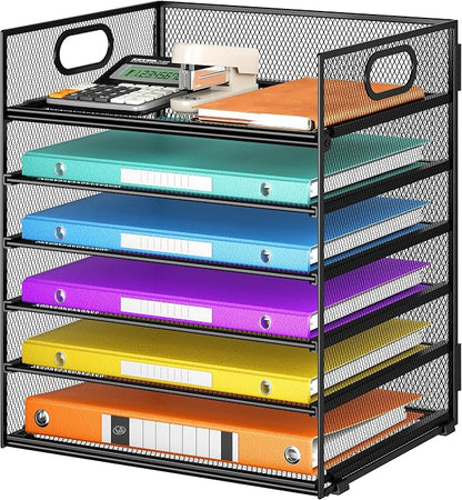 6 Tray Paper Organizer Letter Tray by Lavatino