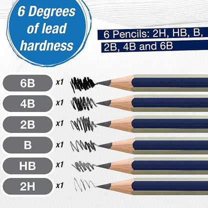 Faber-Castell Graphite Sketch Pencil Set - Image 3