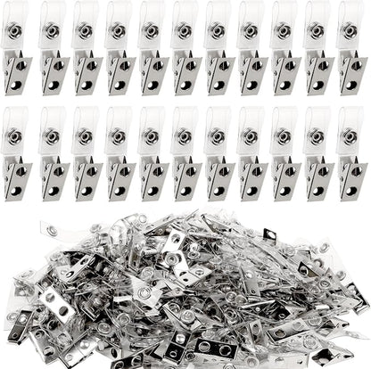 Happy Trees 150pc Metal Badge Clips by HappyTrees