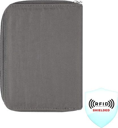 Travelon RFID Blocking Passport Zip Wallet - Image 6