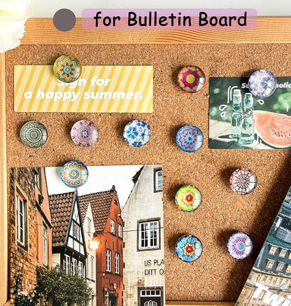 24Pcs Mandala Push Pins, Thumb Tacks - Image 2