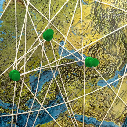 VAPKER Push Pins Tacks 120Pcs Medium Green Thumb Tacks Larger Size Pin Map - Image 6
