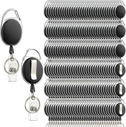 Simetufy 200 Pack Retractable Badge Reels - Image 4