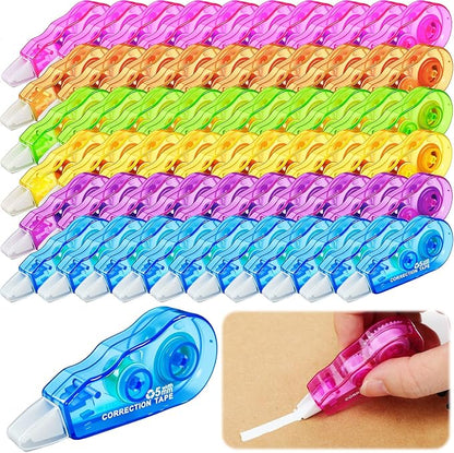 Chivao 60 Pack Mini Correction Tape Bulk Ink Corrector Eraser Tape Set 13.12 ft by Chivao