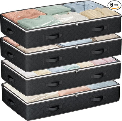 Budding Joy 90L Under Bed Storage Containers, Closet Organizers and Storage Bins by BuddingJoy-BuildaJoyfulLifeforYou
