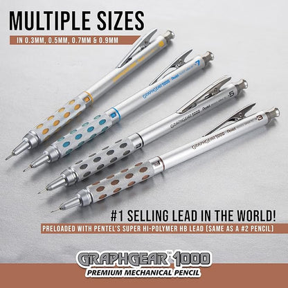 Pentel GraphGear 1000 Mechanical Pencil, Point Size, 1 Each - Image 5