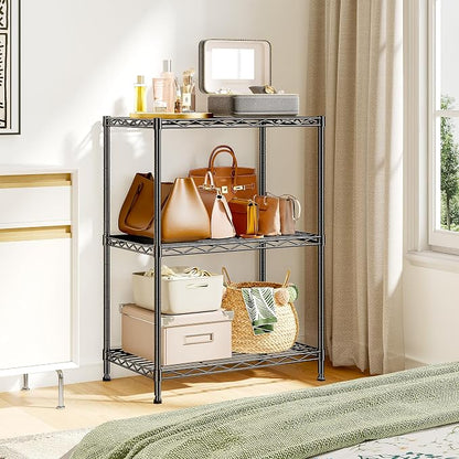 DurayLoly 3 Tier Metal Wire Storage Shelves, Adjustable Small Wire Shelving Unit - Image 8