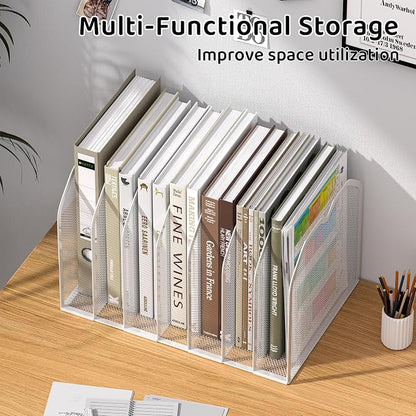 FANXIYQ White 7-Section File Folder Organizer - Image 2