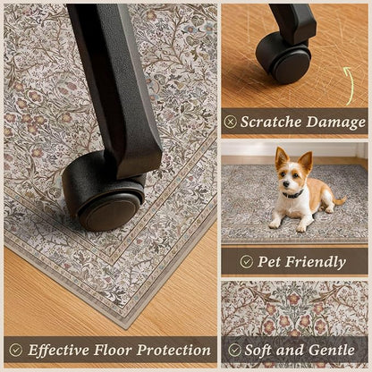 JTJ Moss Green Office Chair Mat - Image 4