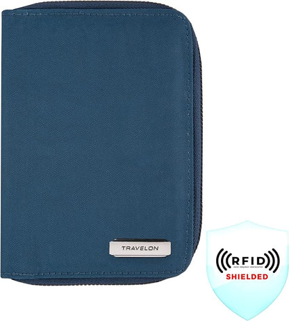 Travelon RFID Blocking Passport Zip Wallet - Image 2