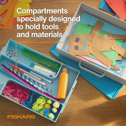Fiskars Kids Creating Toolbox – Portable Art Storage Organizer - Image 4