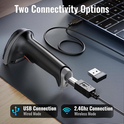 Tera Barcode Scanner with Battery Indicator: 1D Wireless, 5100 Grey | USB Wired - Image 8