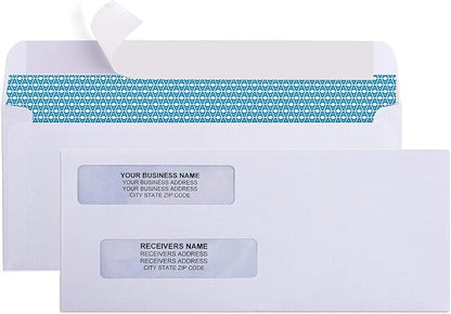Aimoh 500#8 Double Window Self Seal Security Envelopes - Image 2