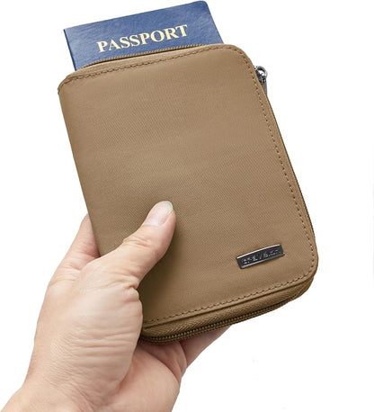 Travelon RFID Blocking Passport Zip Wallet - Image 8