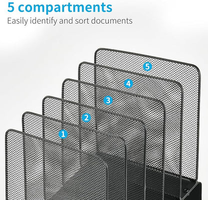 LEKETREE File Organizer for Desk, File Folder Organizer - Image 4