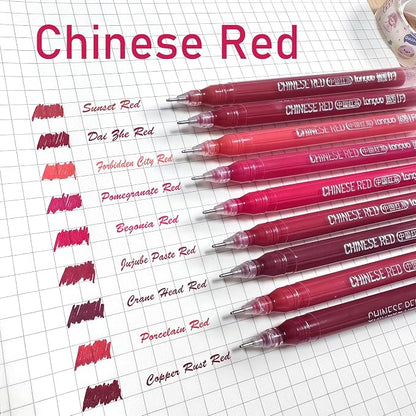 9 Colored Gel Pens Set, 0.6mm Fine Point - Image 2