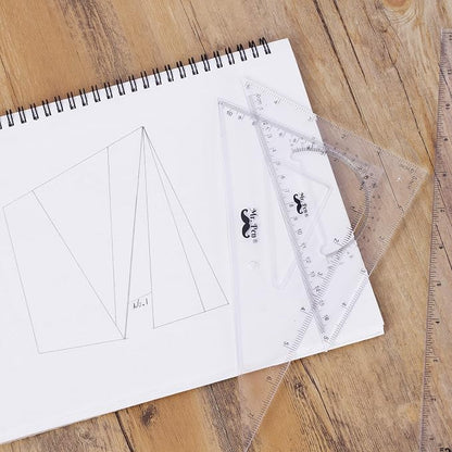 Mr. Pen Triangle Ruler, Protractor, Math Set - Image 7