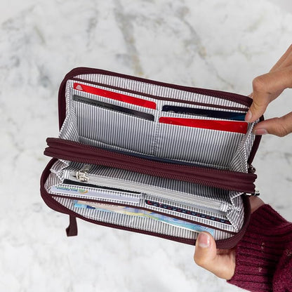 Travelon RFID Blocking Double Zip Wallet - Image 4
