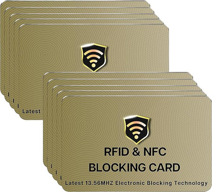 SaiTech IT RFID Blocking Card, 10 Pack Entire Wallet Purse Shield by SaiTechIT